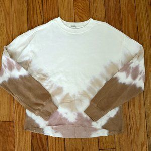 Abercrombie Tie Dye Cropped Crewneck